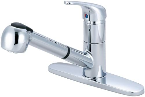 Elite - Single Handle Pull-Out Kitchen Faucet - Polished Chrome