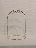 8 Inch Arched Ornament Stand - Gold