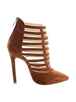 Shoe Botique 34 Zapatos Abotinados Tiras (Marrón)