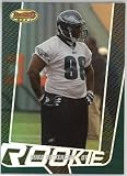 Mike Patterson Philadelphia Eagles 2005 Bowman's Best Rookie Baseball Card