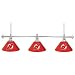 Nhl New Jersey Devils 60 Inch 3 Shade Billiard Lamp