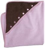 Elegant Baby Pink & Chocolate Hooded Towel
