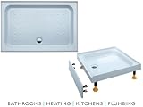 Coram Coratech® 1200 x 800mm Universal Riser Shower Tray White