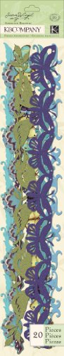 K&Company Susan Winget Adhesive Borders, Botanical 