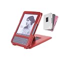 DURAGADGET Leder-Schutzh�lle mit integriertem Stand f�r den Amazon Kindle 3 eReader / Keyboard, ROT
