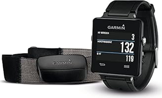 Garmin Vivoactive Sport GPS-Smartwatch mit Herzfrequenz-Brustgurt und 3 Wochen Batterielaufzeit