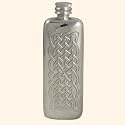 3oz Celtic Rope design pewter boot flask