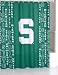 Michigan State Spartans Bathroom Shower Curtain NCAA College Athletics