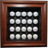 Cabinet Style 20 Golf Ball Display, Brown