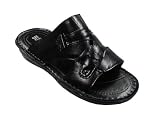 Bulland Men's Black Slip-on Open Toe Sandal (LAKER-01) 12 M US