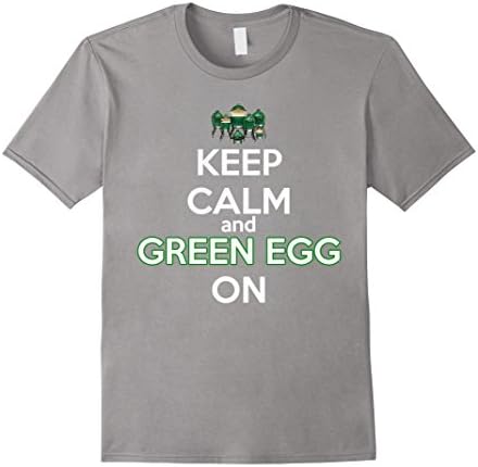Men's Big Green Egg T-Shirt the best of Big Green Egg accessories Large Slate