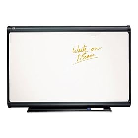 Quartet P557G Quartet Premium Dry-Erase Board, Porcelain Steel, 72 x 48, White Gray Frame by Quartet