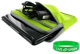 Acer Aspire One AOD150-1165 10.1-Inch Netbook Neoprene Sleeve Case - Tri-Pocket - Neon Green