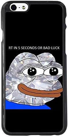 BeautifulLife Iphone 6 (5.5 Inch) Case Protective Custom Popular Head Expression Package Sad Frog Hard Plastic Style Durable Protection Phone Accessories Case Cover for Men