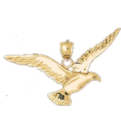 Cheap Girls Jewelry Dazzlers Solid 14k Gold Bird Charm Pendant Available in three colors from jewelsberry (weights: 5.2 grams only) For Sale