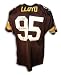 Greg Lloyd Autographed/Hand Signed Pittsburgh Steelers Black Throwback Jersey Inscribed ''95 AFC Cha