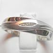 14K White Gold Diamond Man's Ring
