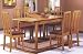 Kitchen & Housewares : Roslin Extending Medium Oak Dining Table complete with 6 Dining Chairs - FREE EXPRESS DELIVERY SERVICE