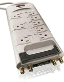 Philips GB8PCDL 8-Outlet Double Strip Surge Protector with 8-Foot Cord