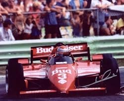 Mario Andretti Signed 16X20 Photo - "Budweiser Car Front"