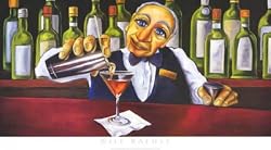 Jack The Bartender - Art Print / Poster (Artist: Will Rafuse) (Size: 20" x 11")