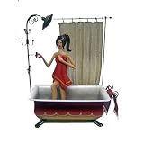 Shower Girl Jewelry Holder (Red)