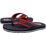 MLB Cleveland Indians Navy Blue Contoured Flip Flops (Large)