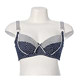 DEHANG 母乳育児用 授乳ブラジャー 授乳服 授乳ブラ マタニティ授乳用ブラジャー コットン 青い Cカップ