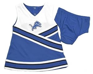 NFL Detroit Lions Infant/Toddler Cheerleader Dress & Bloomers (2T)