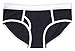 Bella Ladies Logan Boyfriend Brief, black/white, Large