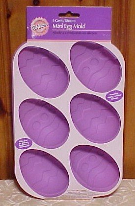 Wilton 6 Cavity Silicone Mini Egg Mold