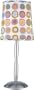 Dyno Color Dots Patterned Fabric Shade Table Lamp NEW
