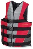 Stearns® 4-Buckle Illusion Life Vest, RED