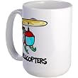 I Love Helicopter Large Mug Large Mug By Cafepress