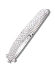 MMA Silver - Pave CZ Bangle