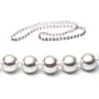 AugustinaJewelry AAA Quality 22 Inch Round 6.5-7mm White Akoya SaltWater Cultured Pearl Necklace