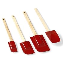 Silicone 4-pc. Spatula Set - Red