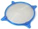 Electronics : Lamptron UV Blue Stainless/Plastic 2-Piece Fan Filter Kit for 120mm Cooling Fan