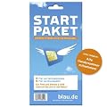 blau.de Prepaid SIM-Karte mit 10 Euro Guthaben (5 Euro Startguthaben und 5 Euro Aufladebonus) - Startpaket! 9 Cent in alle Netze!