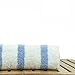 Luxury Hotel & Spa Towel Turkish Cotton - Extra Large Cabana Striped Pool Beach Towel Set (Light Blue, Set of 2)