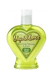 Liquid Love Edible Warming Massage Oil 4 oz GREEN APPLE