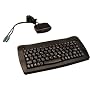 Adesso Wireless IR 88-Key Mini Black PS/2 Keyboard with Built-in Trackball  ( ACK-573PB )