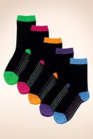 5 Pairs of Freshfeet Cotton Rich Dotted Socks