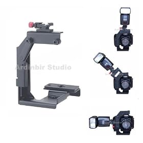 Flash Quick Rotating Flip Bracket for Canon, Nikon, Panasonic, Olympus, Sony, Leica, Fujifilm Digital Camera