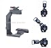 Flash Quick Rotating Flip Bracket for Canon, Nikon, Panasonic, Olympus, Sony, Leica, Fujifilm Digital Camera