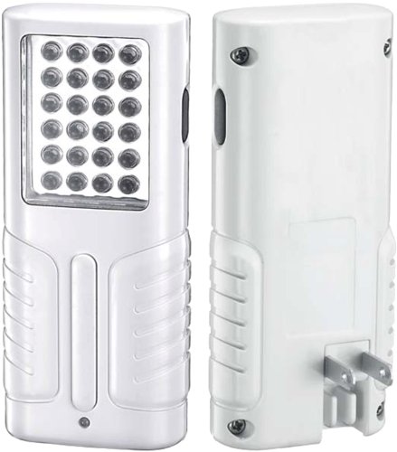 Durofix RL435 Li-Ion 4V Plug-in Power Outage LED Light, 2-Pack