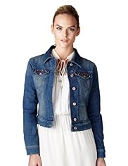 Limited Collection Cotton Rich Studded Denim Jacket
