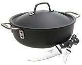 Calphalon Commercial Hard-Anodized 4-Quart Chef's Casserole & 2-Piece Knife Set