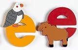 The Toy Workshop Wooden Letter Lower Case E