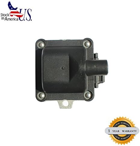 grille4u 1pc Brand New Ignition Coil Fit Volkswagen Cabriolet Fox Golf Jetta EuroVan Passat Cabrio 1.8L/2.0L L4 2.5L L5